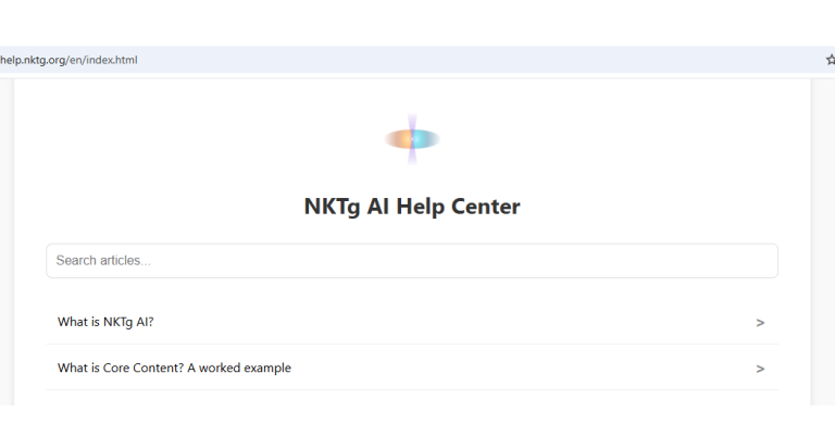 NKTg AI: The Pioneering Platform for Language Structure Measurement