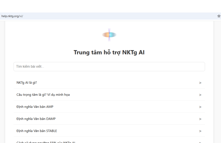 NKTg AI: Nền tảng tiên phong đo lường cấu trúc ngôn ngữ